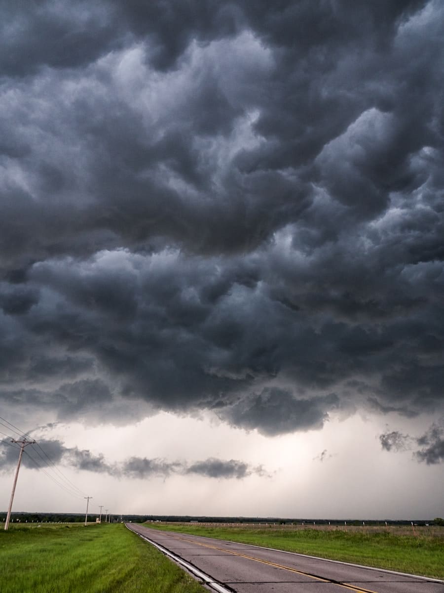 black clouds and blue sky Result of Weather in Pennsylvania